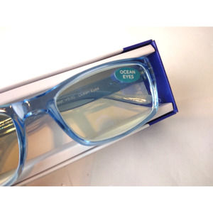Readerest Blue Light Blocking Reading Glasses Ocean Eyes +3.00 Magnification